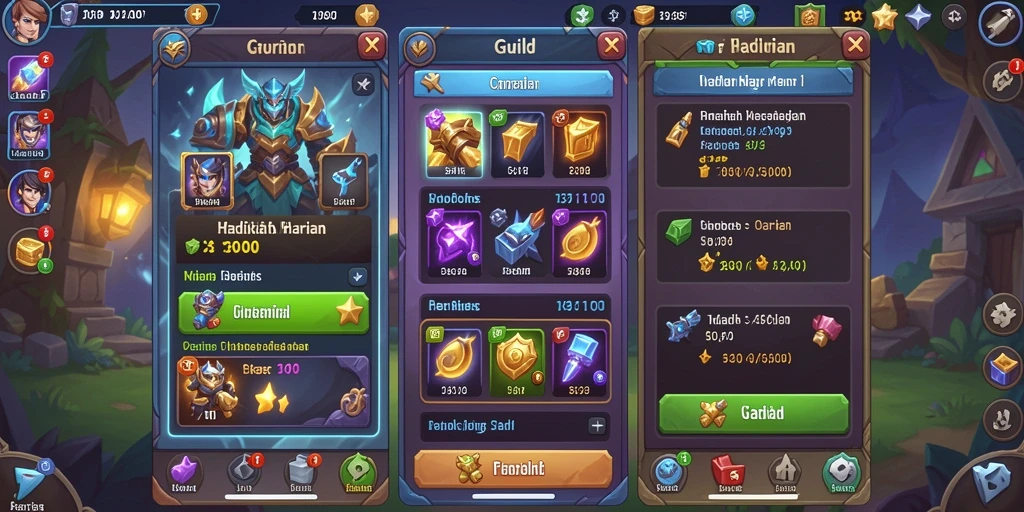 Misi harian yang menawarkan hadiah menarik.