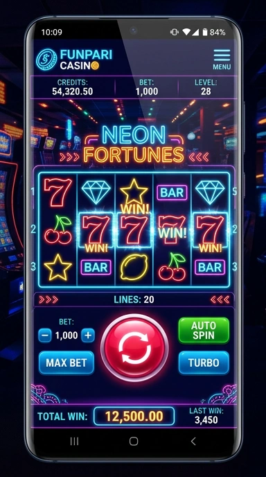 funpari — layar beranda